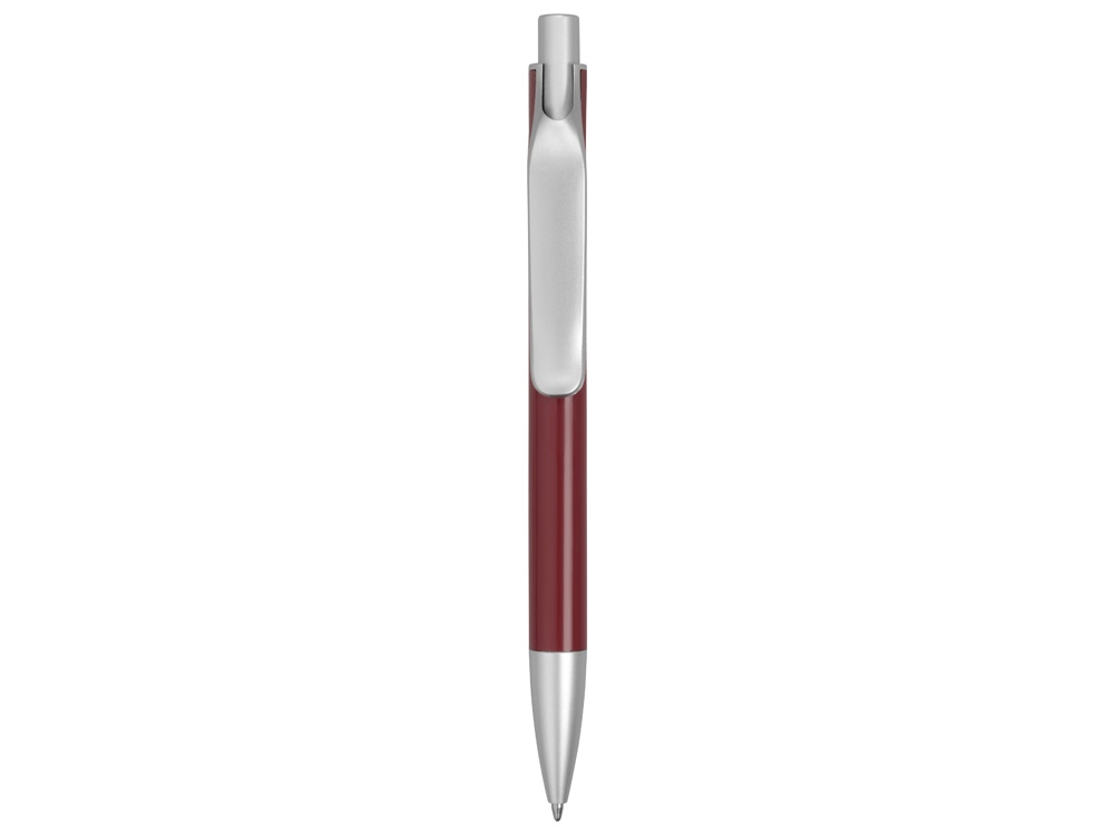 картинка Ручка металлическая шариковая Large, бордовый/серебристый от интернет-магазина сувениров и бизнес-подарков Gifts-Moskva.RU г. Москва