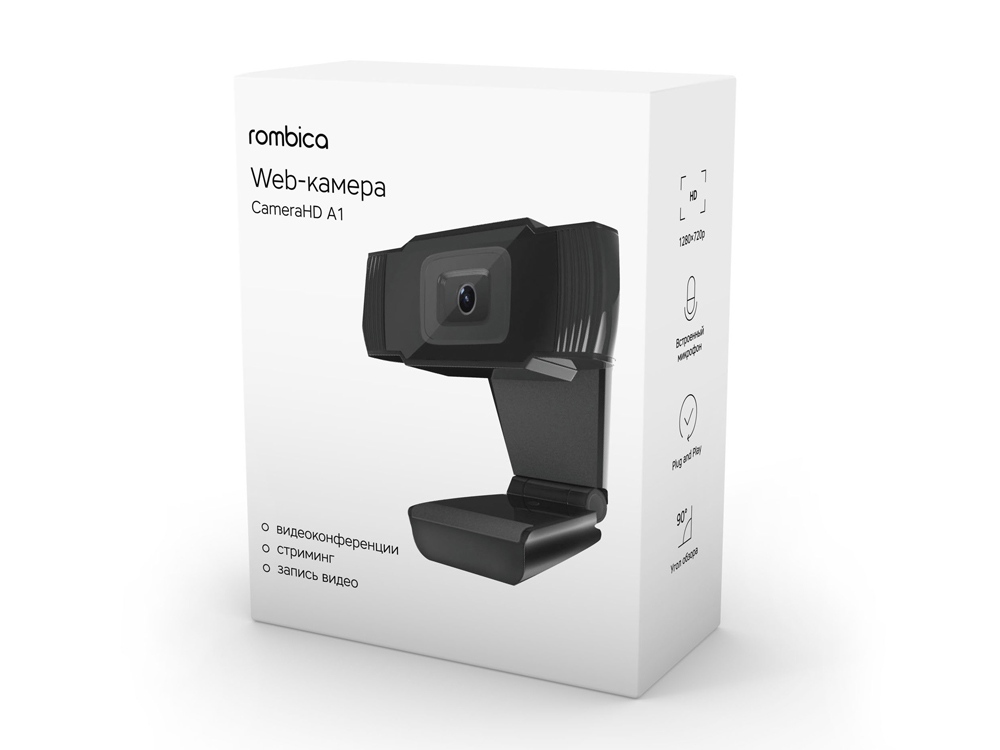 картинка Веб-камера Rombica CameraHD A1 от интернет-магазина сувениров и бизнес-подарков Gifts-Moskva.RU г. Москва