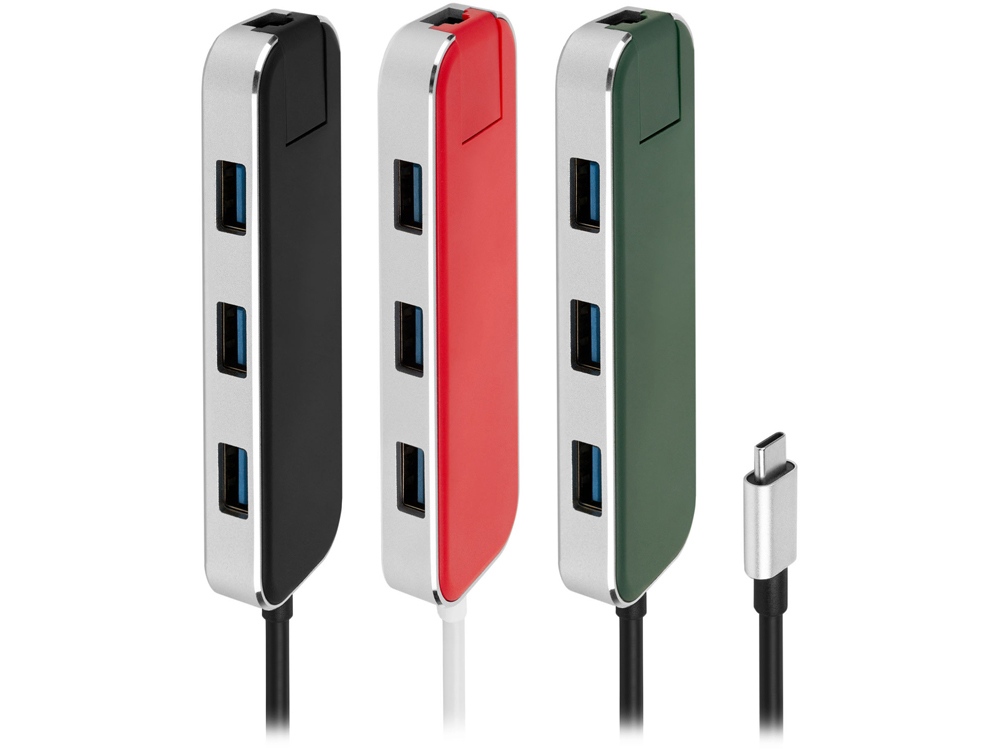 картинка Хаб USB Rombica Type-C Chronos Black от интернет-магазина сувениров и бизнес-подарков Gifts-Moskva.RU г. Москва