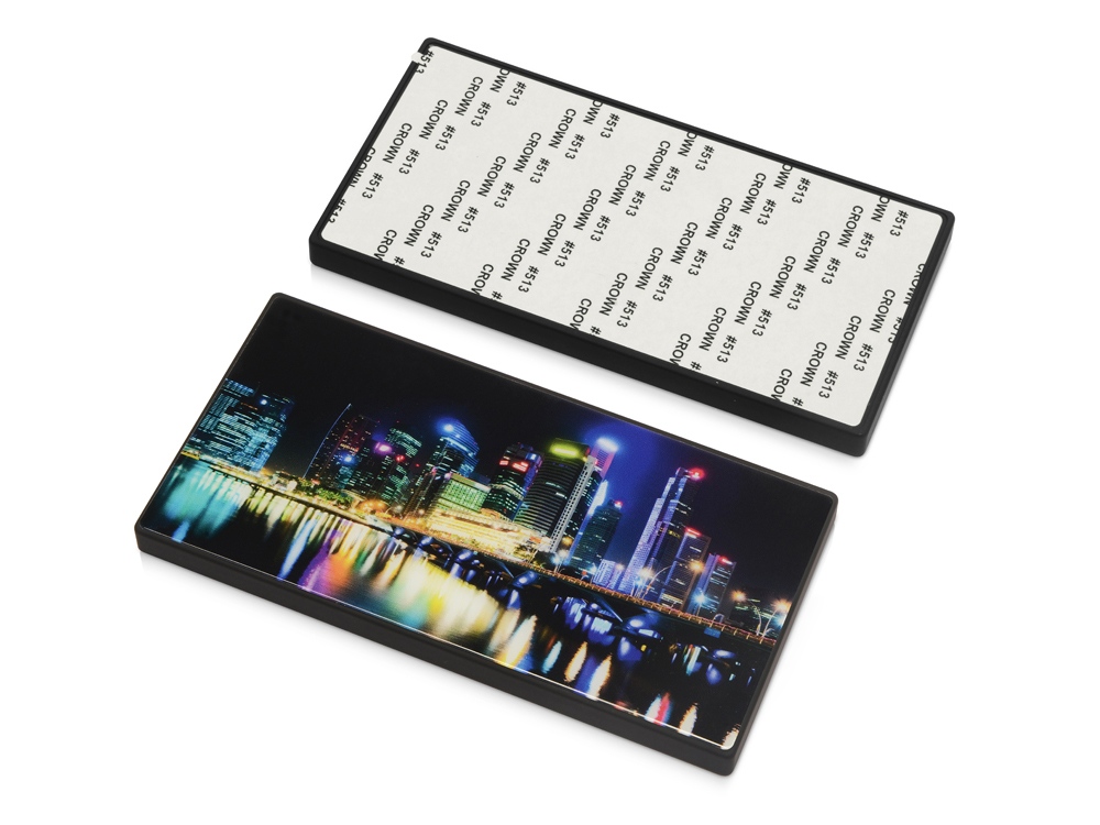 картинка Портативное зарядное устройство Render с полноцветной, 5000 mAh, черный от интернет-магазина сувениров и бизнес-подарков Gifts-Moskva.RU г. Москва