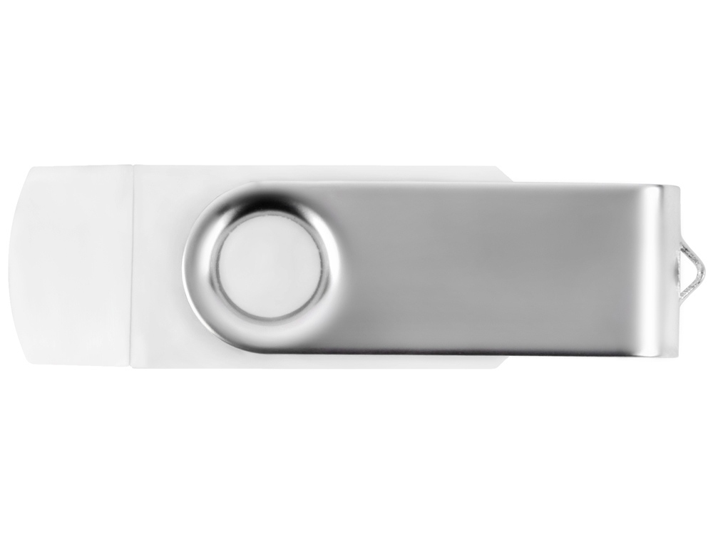 картинка USB3.0/USB Type-C флешка на 16 Гб Квебек C, белый от интернет-магазина сувениров и бизнес-подарков Gifts-Moskva.RU г. Москва