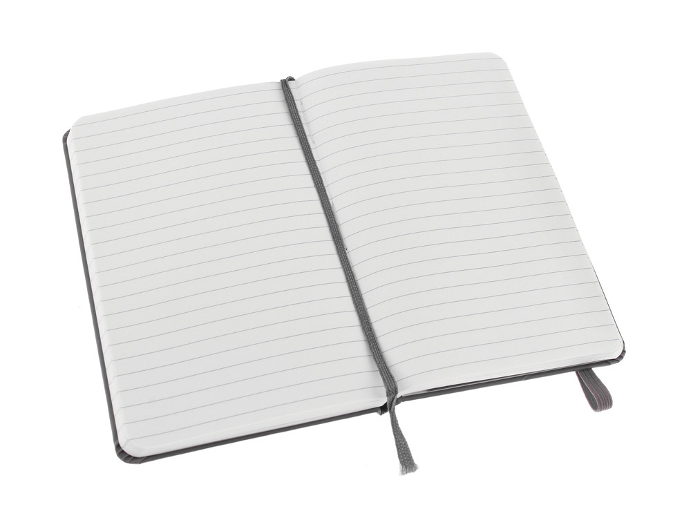 картинка Записная книжка Moleskine Classic (в линейку) в твердой обложке, Pocket (9x14см), серый от интернет-магазина сувениров и бизнес-подарков Gifts-Moskva.RU г. Москва