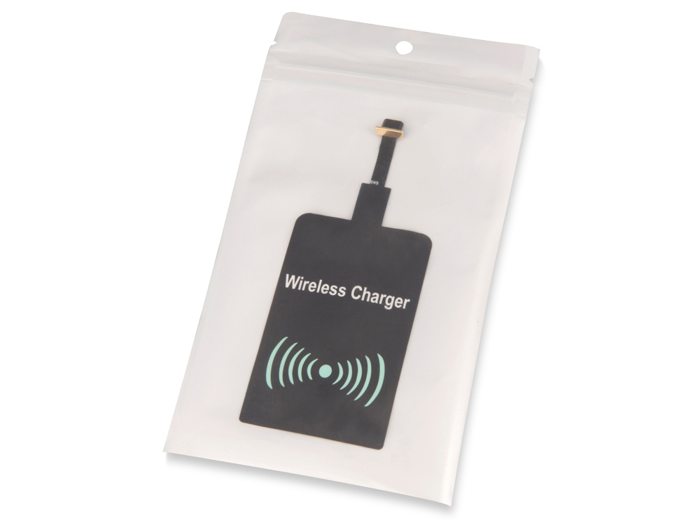 картинка Приёмник Qi для беспроводной зарядки телефона, Micro USB от интернет-магазина сувениров и бизнес-подарков Gifts-Moskva.RU г. Москва