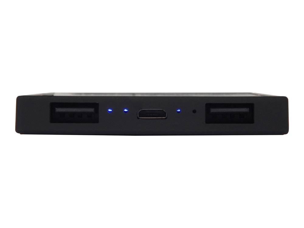 картинка Портативное зарядное устройство Render с полноцветной, 5000 mAh, черный от интернет-магазина сувениров и бизнес-подарков Gifts-Moskva.RU г. Москва