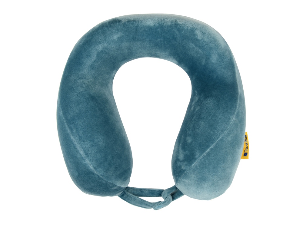 картинка Подушка набивная Travel Blue Tranquility Pillow в чехле на кнопке, синий от интернет-магазина сувениров и бизнес-подарков Gifts-Moskva.RU г. Москва