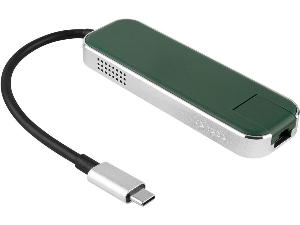 картинка Хаб USB Rombica Type-C Chronos Green от интернет-магазина сувениров и бизнес-подарков Gifts-Moskva.RU г. Москва