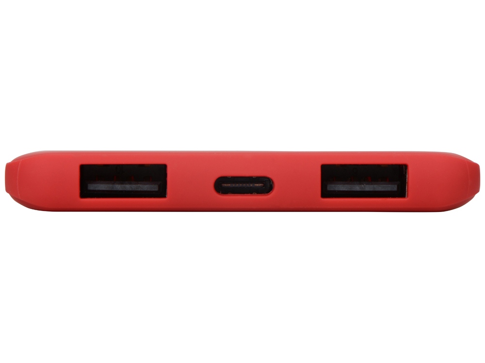картинка Портативное зарядное устройство Reserve с USB Type-C, 5000 mAh, красный от интернет-магазина сувениров и бизнес-подарков Gifts-Moskva.RU г. Москва