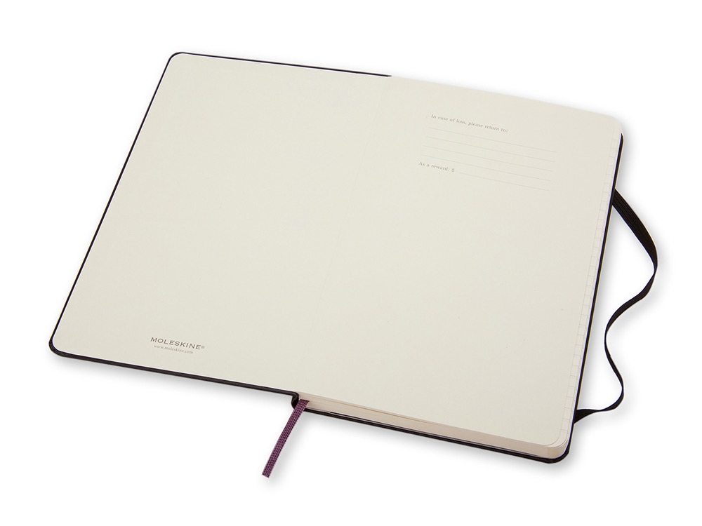 картинка Записная книжка Moleskine Classic (в линейку) в твердой обложке, Pocket (9x14см), черный от интернет-магазина сувениров и бизнес-подарков Gifts-Moskva.RU г. Москва