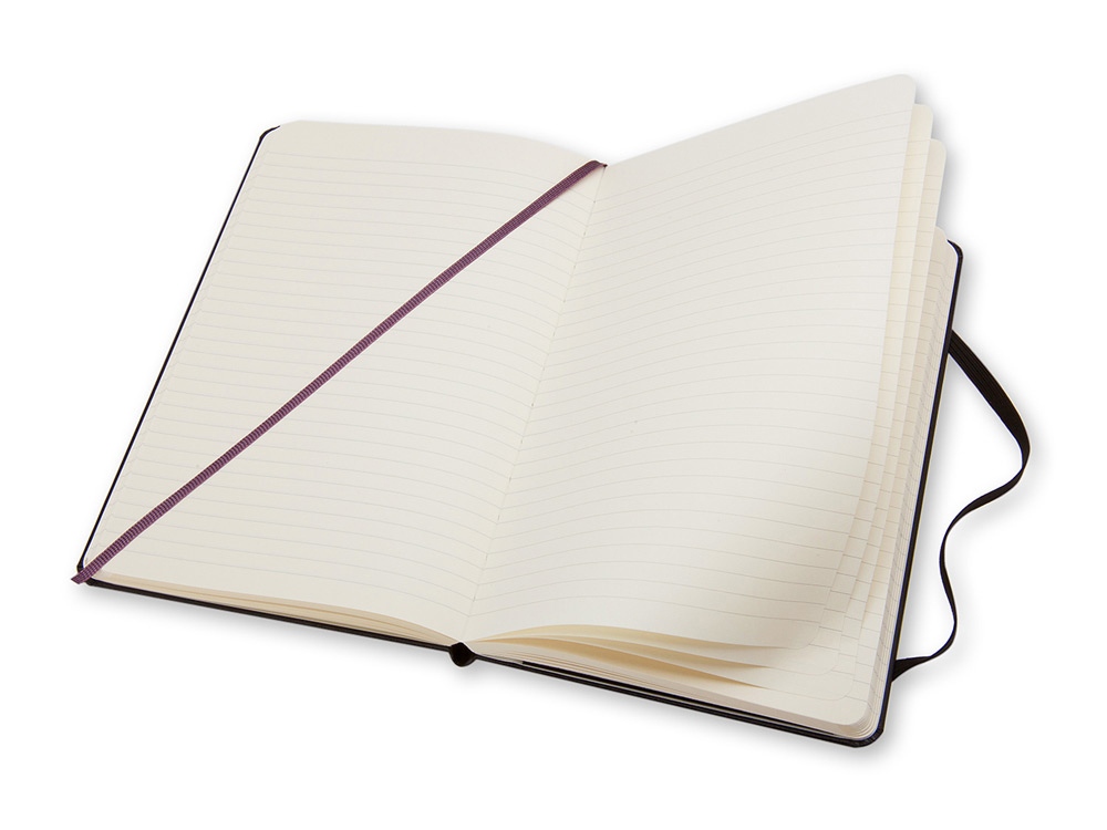 картинка Записная книжка Moleskine Classic (в линейку) в твердой обложке, Pocket (9x14см), черный от интернет-магазина сувениров и бизнес-подарков Gifts-Moskva.RU г. Москва
