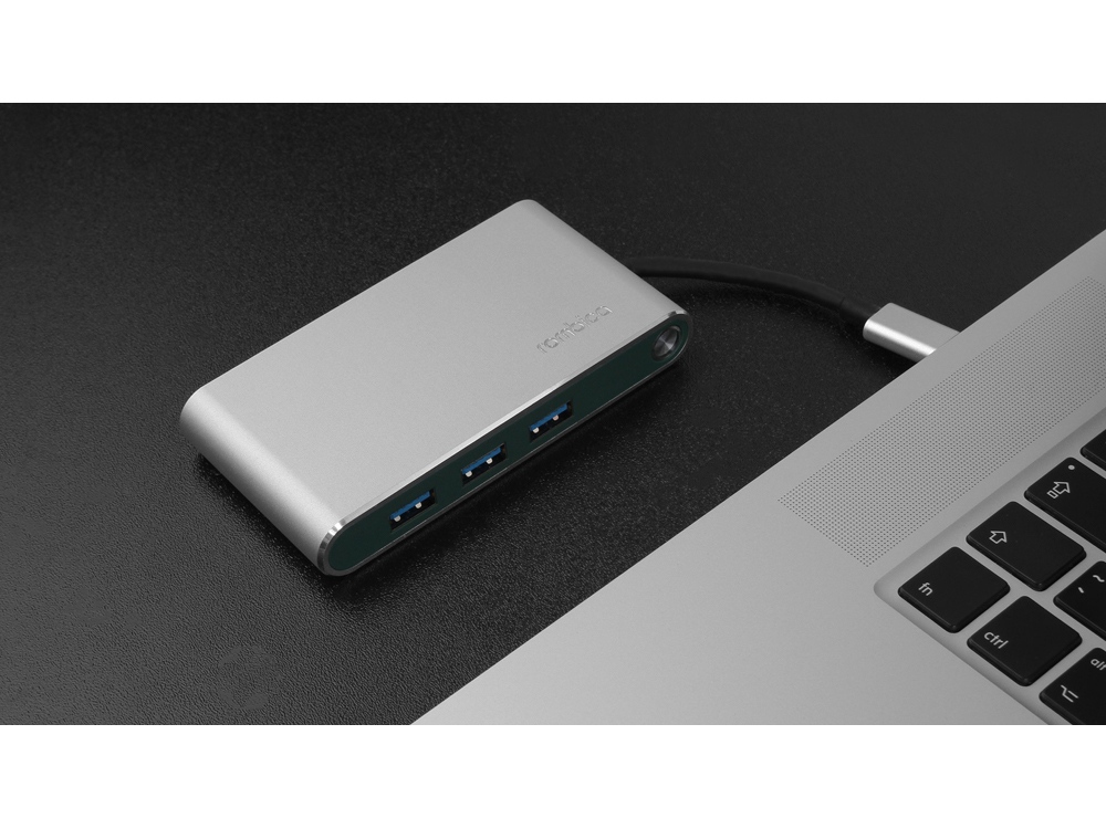 картинка Хаб USB Rombica Type-C Hermes Green от интернет-магазина сувениров и бизнес-подарков Gifts-Moskva.RU г. Москва