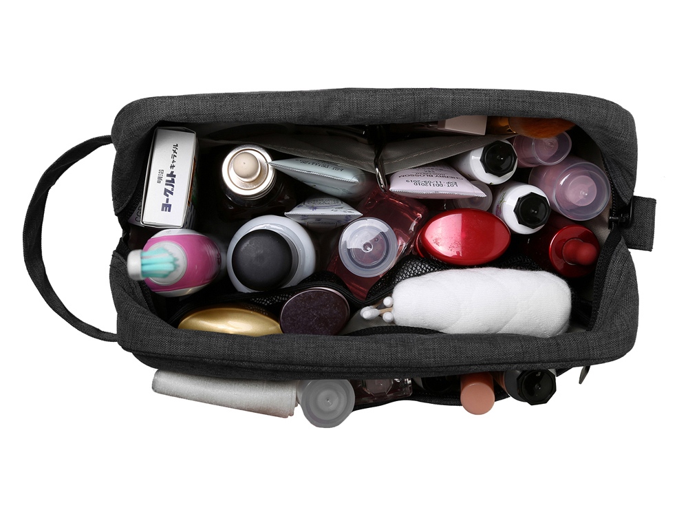 картинка Дорожный несессер District, темно-серый от интернет-магазина сувениров и бизнес-подарков Gifts-Moskva.RU г. Москва