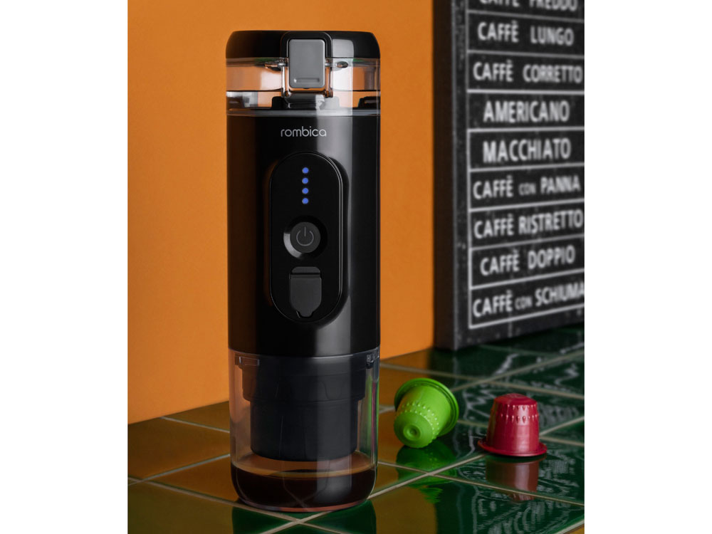 картинка Портативная кофемашина Rombica Barista 2 Black от интернет-магазина сувениров и бизнес-подарков Gifts-Moskva.RU г. Москва