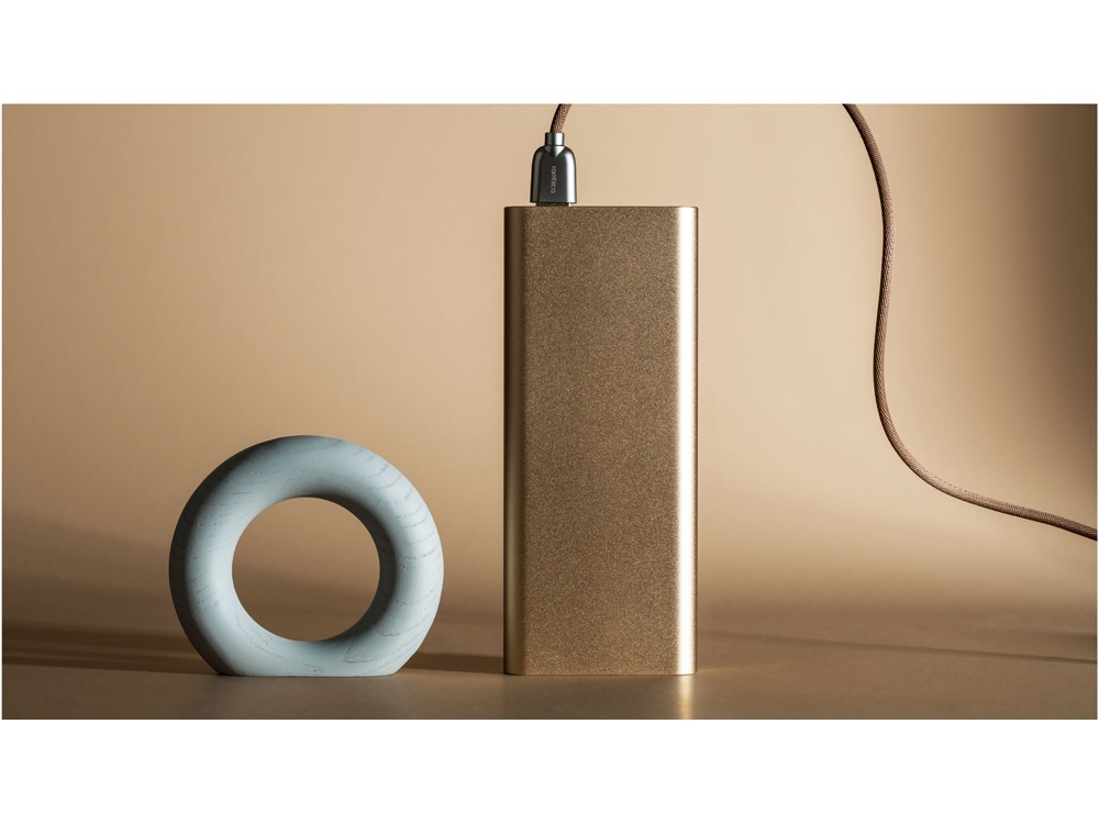 картинка Внешний аккумулятор Rombica NEO AZ220G Quick, 22000 mAh, золотистый от интернет-магазина сувениров и бизнес-подарков Gifts-Moskva.RU г. Москва