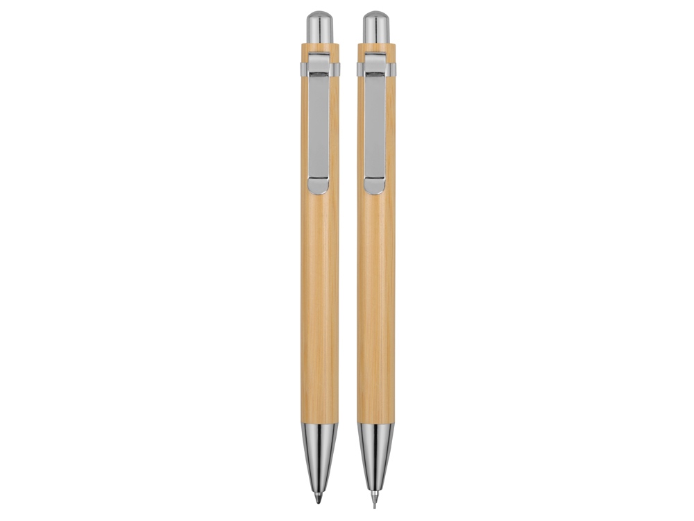 картинка Набор Bamboo шариковая ручка и механический карандаш от интернет-магазина сувениров и бизнес-подарков Gifts-Moskva.RU г. Москва