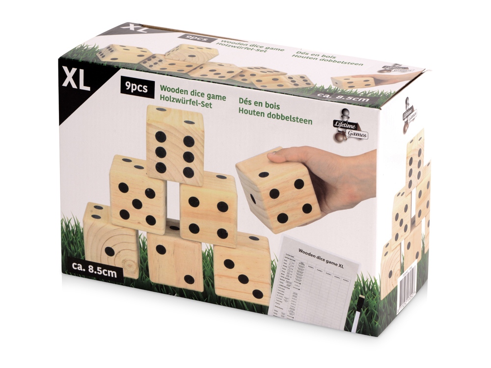 картинка Деревянная игра в кости, XL Dice от интернет-магазина сувениров и бизнес-подарков Gifts-Moskva.RU г. Москва