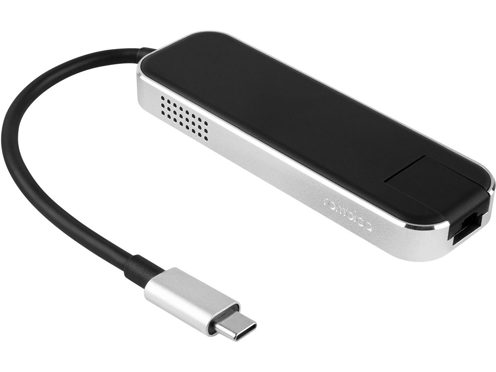 картинка Хаб USB Rombica Type-C Chronos Black от интернет-магазина сувениров и бизнес-подарков Gifts-Moskva.RU г. Москва
