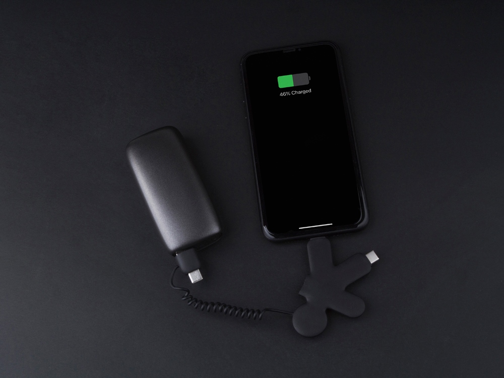 картинка Зарядный кабель BUDDY ECO, черный от интернет-магазина сувениров и бизнес-подарков Gifts-Moskva.RU г. Москва
