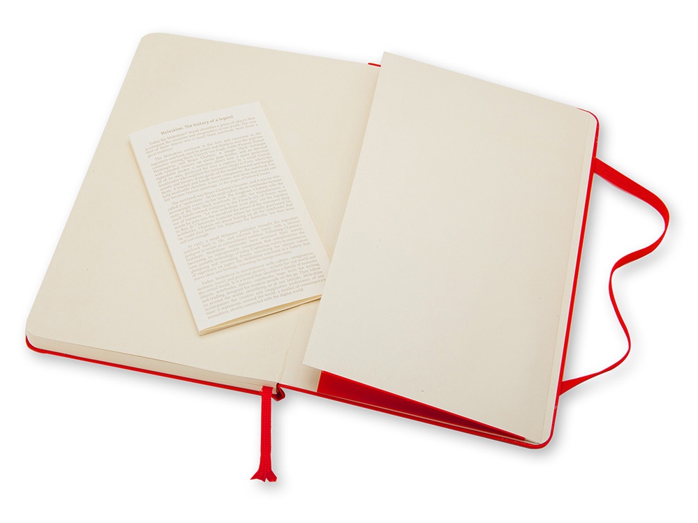 картинка Записная книжка Moleskine Classic (в линейку) в твердой обложке, Pocket (9x14см), красный от интернет-магазина сувениров и бизнес-подарков Gifts-Moskva.RU г. Москва