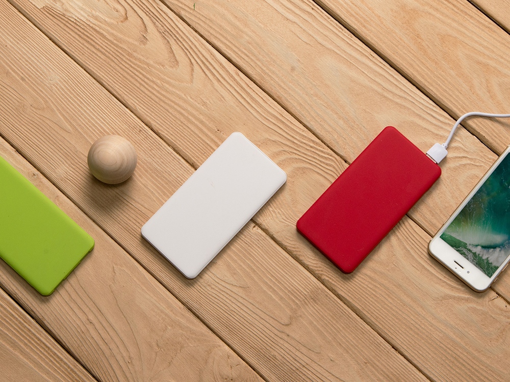 картинка Портативное зарядное устройство Reserve с USB Type-C, 5000 mAh, серый от интернет-магазина сувениров и бизнес-подарков Gifts-Moskva.RU г. Москва