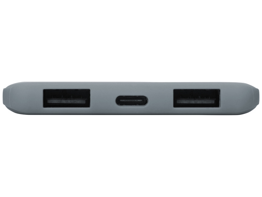 картинка Портативное зарядное устройство Reserve с USB Type-C, 5000 mAh, серый от интернет-магазина сувениров и бизнес-подарков Gifts-Moskva.RU г. Москва