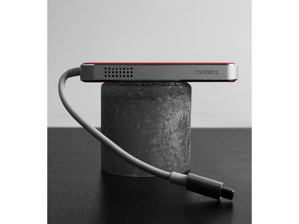 картинка Хаб USB Rombica Type-C Chronos Red от интернет-магазина сувениров и бизнес-подарков Gifts-Moskva.RU г. Москва