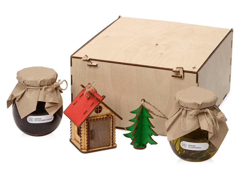 картинка Подарочный набор Decoration Deluxe с двумя видами варенья, натуральный от интернет-магазина сувениров и бизнес-подарков Gifts-Moskva.RU г. Москва